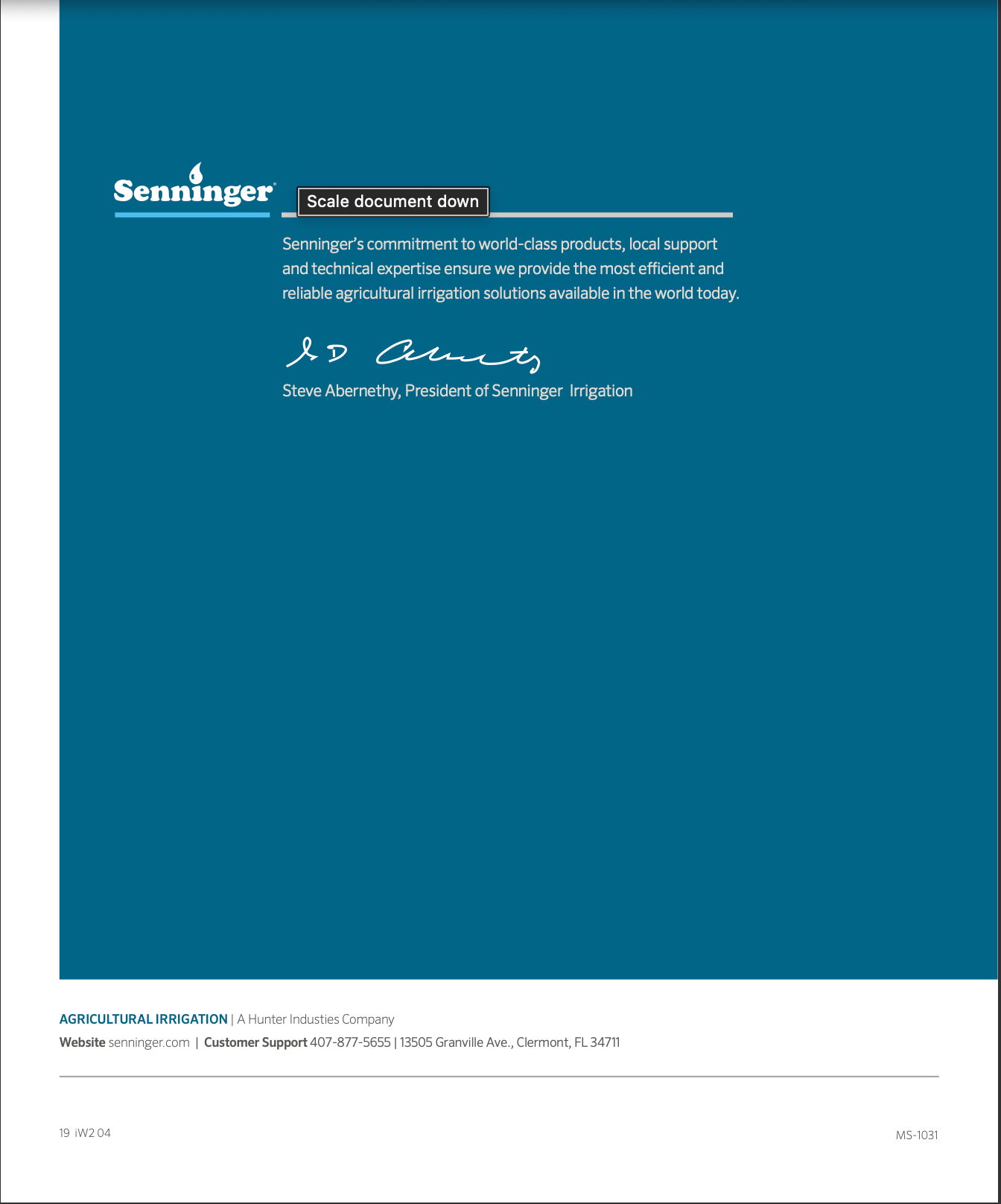 Senninger i-Wob®2 UP3®: Standard-angle 9-groove (black deflector), 3/4" M NPT (including nozzle)